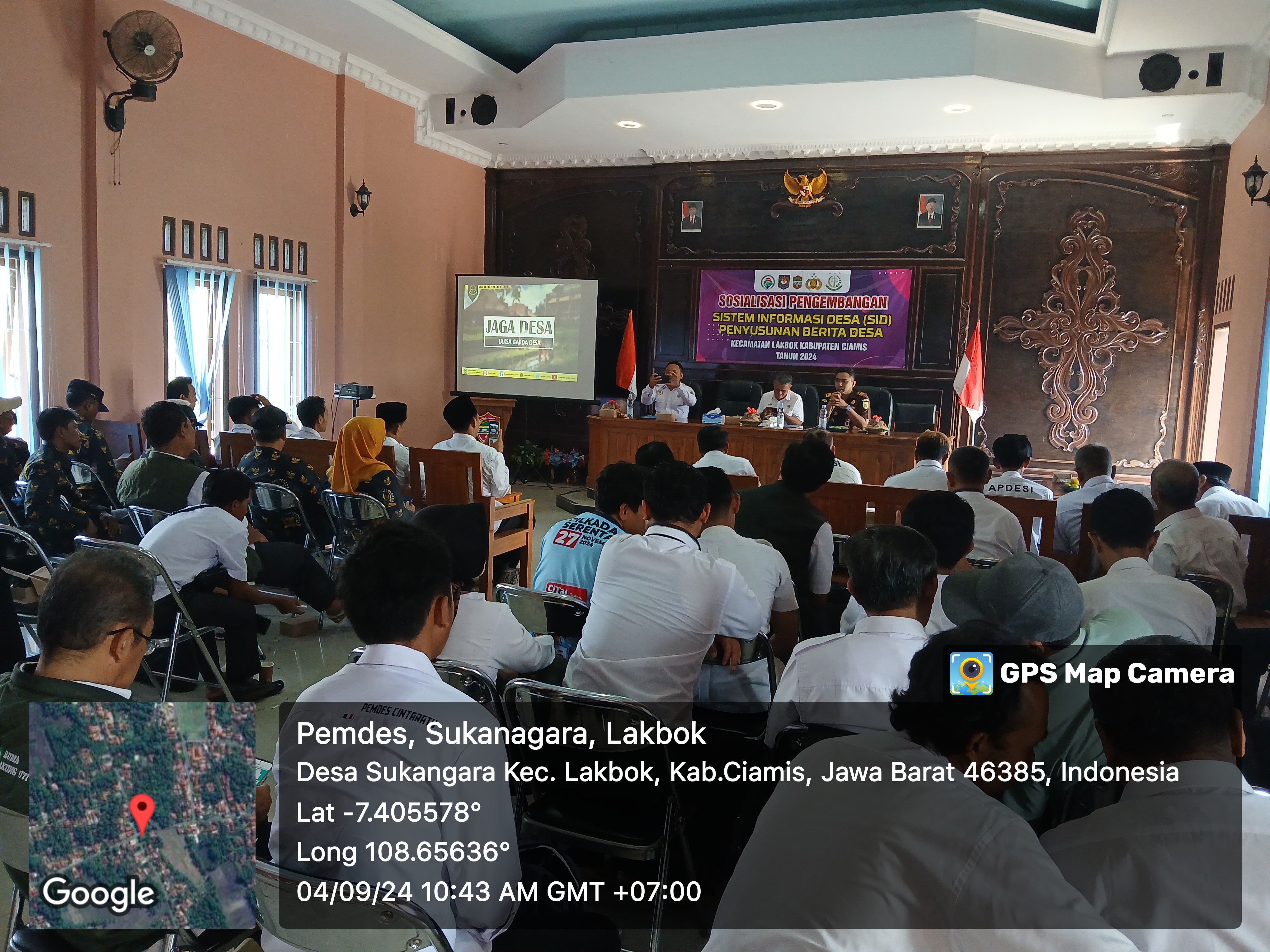 PemDes Sukanagara Hadiri Sosialisasi Pengembangan Sistem Informasi Desa (SID)